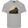 A Walrus Painting Mens Cotton T-Shirt Tee Top Sports Grey