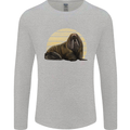 A Walrus Painting Mens Long Sleeve T-Shirt Sports Grey