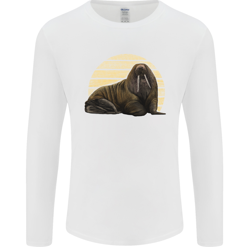A Walrus Painting Mens Long Sleeve T-Shirt White
