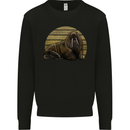 A Walrus Painting Mens Sweatshirt Jumper Black