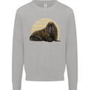 A Walrus Painting Mens Sweatshirt Jumper Sports Grey