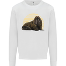 A Walrus Painting Mens Sweatshirt Jumper White