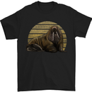 A Walrus Painting Mens T-Shirt 100% Cotton Black