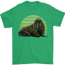 A Walrus Painting Mens T-Shirt 100% Cotton Irish Green