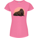 A Walrus Painting Womens Petite Cut T-Shirt Azalea