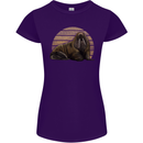 A Walrus Painting Womens Petite Cut T-Shirt Purple