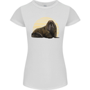 A Walrus Painting Womens Petite Cut T-Shirt White