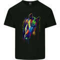 A Watercolour Horse Kids T-Shirt Childrens Black