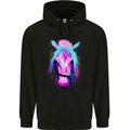 A Watercolour Horse Mens Hoodie Black