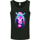 A Watercolour Horse Mens Vest Tank Top Black