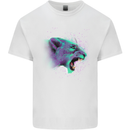 A Watercolour Lion Kids T-Shirt Childrens White
