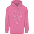 A Weimaraner Face Childrens Kids Hoodie Azalea