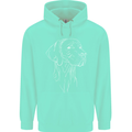A Weimaraner Face Childrens Kids Hoodie Peppermint