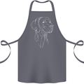 A Weimaraner Face Cotton Apron 100% Organic Steel