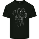 A Weimaraner Face Kids T-Shirt Childrens Black