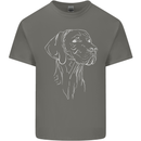 A Weimaraner Face Kids T-Shirt Childrens Charcoal
