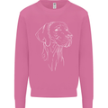 A Weimaraner Face Mens Sweatshirt Jumper Azalea