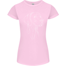 A Weimaraner Face Womens Petite Cut T-Shirt Light Pink
