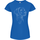 A Weimaraner Face Womens Petite Cut T-Shirt Royal Blue