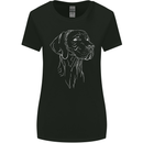 A Weimaraner Face Womens Wider Cut T-Shirt Black