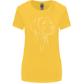 A Weimaraner Face Womens Wider Cut T-Shirt Yellow