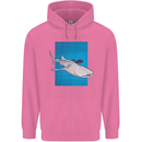 A Whale Shark and Scuba Diver Childrens Kids Hoodie Azalea