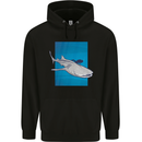 A Whale Shark and Scuba Diver Childrens Kids Hoodie Black