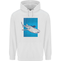 A Whale Shark and Scuba Diver Childrens Kids Hoodie White
