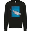 A Whale Shark and Scuba Diver Kids Sweatshirt Jumper Black