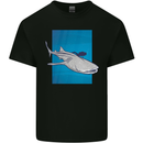 A Whale Shark and Scuba Diver Kids T-Shirt Childrens Black