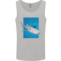 A Whale Shark and Scuba Diver Mens Vest Tank Top Sports Grey