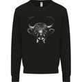 A Wild Bull Mens Sweatshirt Jumper Black