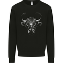 A Wild Bull Mens Sweatshirt Jumper Black
