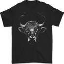 A Wild Bull Mens T-Shirt 100% Cotton Black