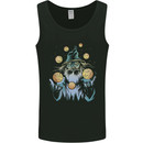A Wizard Juggling Planets Space Fantasy Mens Vest Tank Top Black