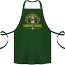 A Yorkshire Terrier Dog Cotton Apron 100% Organic Forest Green