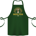 A Yorkshire Terrier Dog Cotton Apron 100% Organic Forest Green