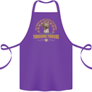 A Yorkshire Terrier Dog Cotton Apron 100% Organic Purple