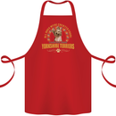 A Yorkshire Terrier Dog Cotton Apron 100% Organic Red