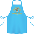 A Yorkshire Terrier Dog Cotton Apron 100% Organic Turquoise