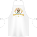 A Yorkshire Terrier Dog Cotton Apron 100% Organic White