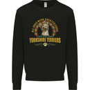 A Yorkshire Terrier Dog Kids Sweatshirt Jumper Black