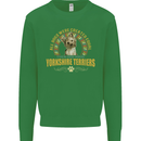 A Yorkshire Terrier Dog Kids Sweatshirt Jumper Irish Green