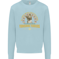A Yorkshire Terrier Dog Kids Sweatshirt Jumper Light Blue
