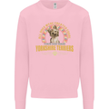 A Yorkshire Terrier Dog Kids Sweatshirt Jumper Light Pink