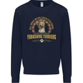 A Yorkshire Terrier Dog Kids Sweatshirt Jumper Navy Blue