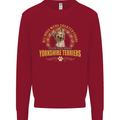 A Yorkshire Terrier Dog Kids Sweatshirt Jumper Red