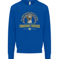 A Yorkshire Terrier Dog Kids Sweatshirt Jumper Royal Blue