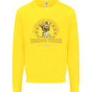 A Yorkshire Terrier Dog Kids Sweatshirt Jumper Yellow