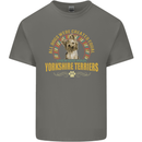A Yorkshire Terrier Dog Kids T-Shirt Childrens Charcoal